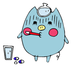 HAPPY PIG sticker #234259