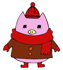 HAPPY PIG sticker #234260