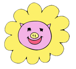 HAPPY PIG sticker #234264