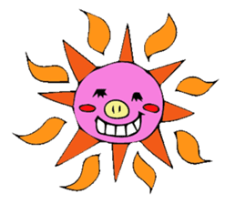 HAPPY PIG sticker #234265