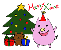 HAPPY PIG sticker #234268