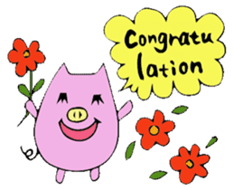 HAPPY PIG sticker #234269