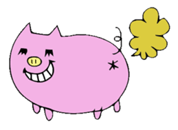 HAPPY PIG sticker #234272