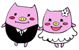 HAPPY PIG sticker #234274