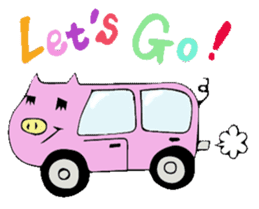 HAPPY PIG sticker #234277