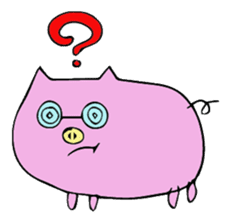 HAPPY PIG sticker #234280