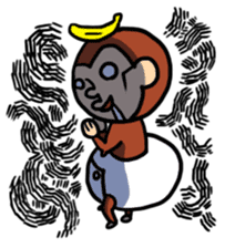 gessori-saru sticker #234376