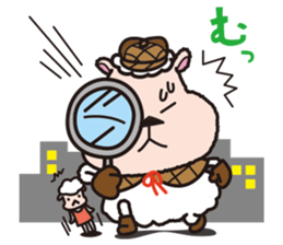 detective and assistant sticker #234443
