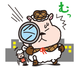 detective and assistant sticker #234443