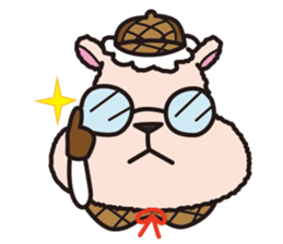 detective and assistant sticker #234445