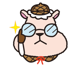 detective and assistant sticker #234445