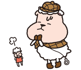 detective and assistant sticker #234459