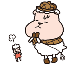 detective and assistant sticker #234459