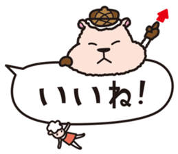 detective and assistant sticker #234477