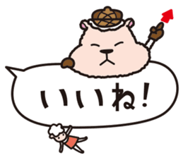 detective and assistant sticker #234477