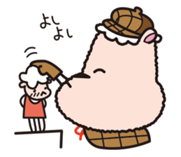 detective and assistant sticker #234478