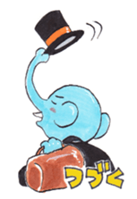 Animal gentleman that can not be honest2 sticker #234544