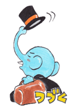 Animal gentleman that can not be honest2 sticker #234544