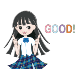 My avatar "Long black hair" sticker #234563