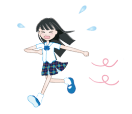 My avatar "Long black hair" sticker #234573