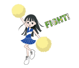 My avatar "Long black hair" sticker #234579