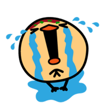 octopus ball sparrow sticker #234766