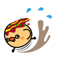 octopus ball sparrow sticker #234782