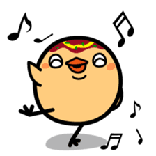 octopus ball sparrow sticker #234794