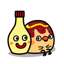 octopus ball sparrow sticker #234798