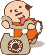 Ojisan from Mr. Mobile - battery saver - sticker #235055