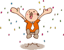 Ojisan from Mr. Mobile - battery saver - sticker #235056