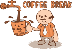 Ojisan from Mr. Mobile - battery saver - sticker #235057