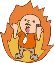 Ojisan from Mr. Mobile - battery saver - sticker #235058