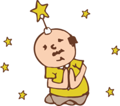 Ojisan from Mr. Mobile - battery saver - sticker #235059