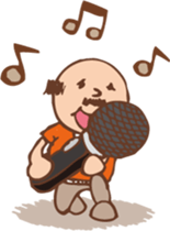 Ojisan from Mr. Mobile - battery saver - sticker #235067