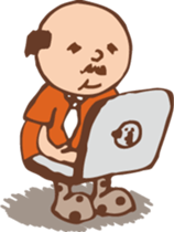 Ojisan from Mr. Mobile - battery saver - sticker #235068