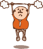 Ojisan from Mr. Mobile - battery saver - sticker #235070