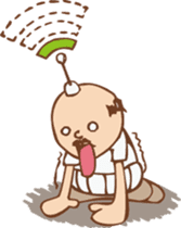 Ojisan from Mr. Mobile - battery saver - sticker #235074