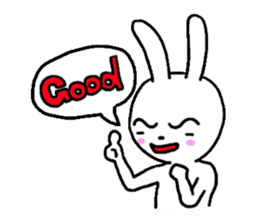 The friends of  Jiro the Rabbit sticker #235162