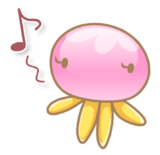 Color Jellyfish sticker #236084