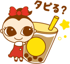 NO TAPIOCA NO LIFE Pearllady/miniSU sticker #236322