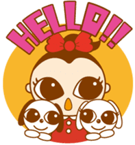 NO TAPIOCA NO LIFE Pearllady/miniSU sticker #236325