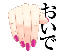 Hand of the woman 【Japanese version】 sticker #236741