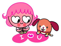 Pinky&Choco sticker #237084