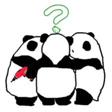 Panda Family! sticker #237286