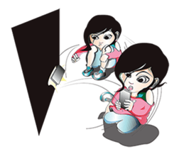 mii-chan's daily life sticker #237619