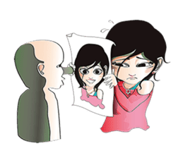 mii-chan's daily life sticker #237621