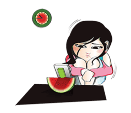 mii-chan's daily life sticker #237623