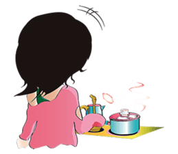 mii-chan's daily life sticker #237631