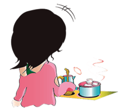 mii-chan's daily life sticker #237631